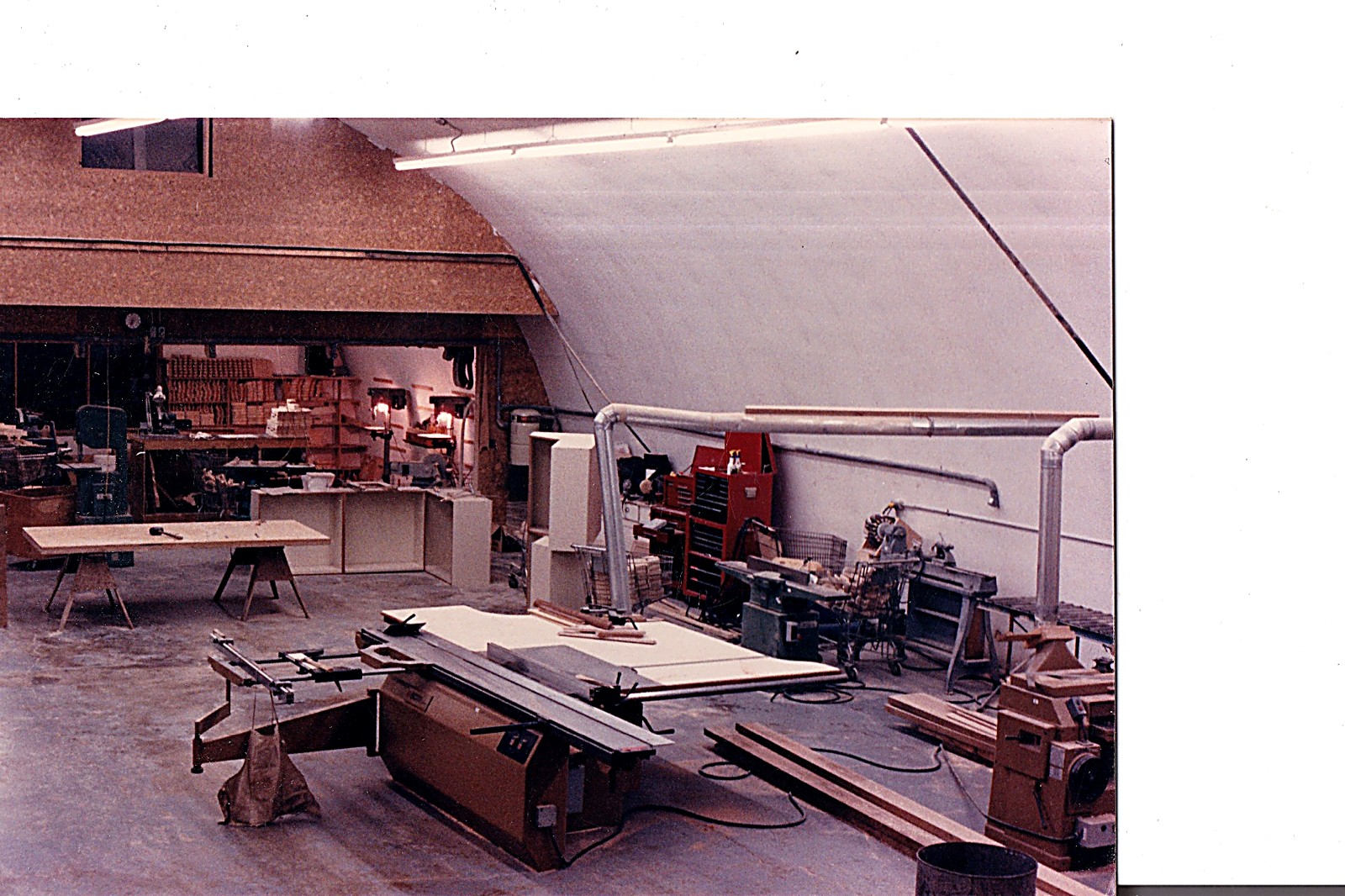 The Gravelbourg shop floor and machinery, 1984